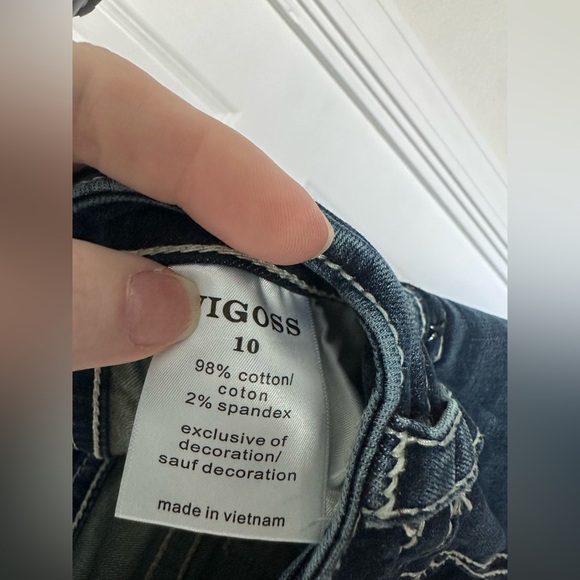 Vigoss Red, White & Blue detailed Slim Boot Leg Jeans- Merica! - Picture 9 of 12